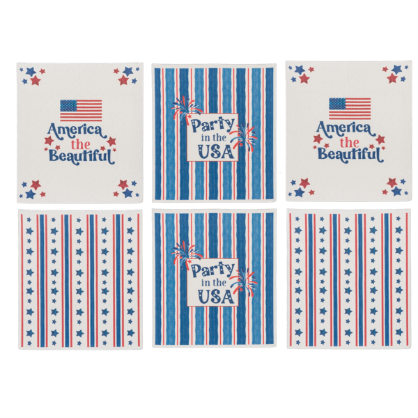 Americana Reusable Dish Cloth