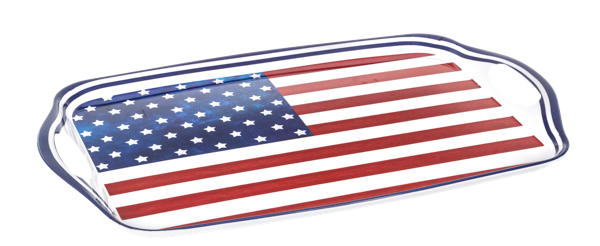 American Flag Serving Tray