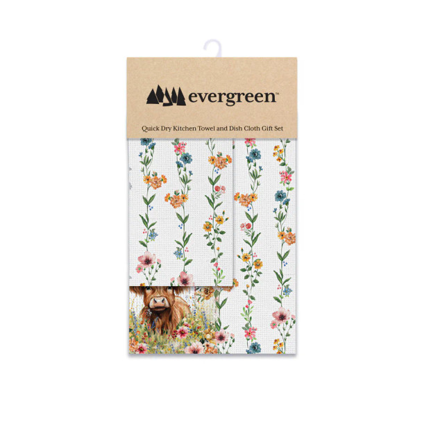 Farm Highland Cow Kitchen Gift Set