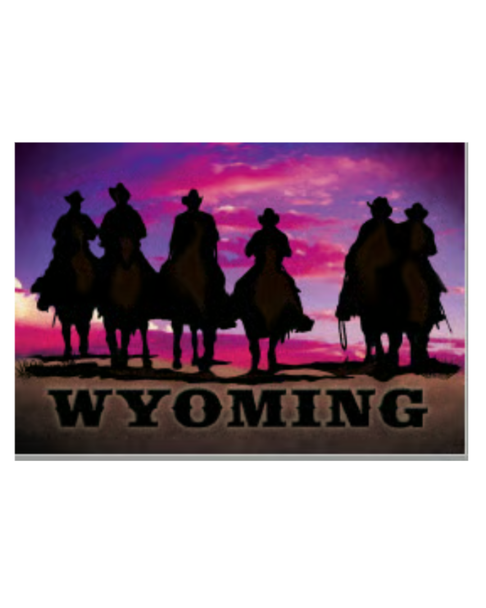 Wyoming Sunset Magnet