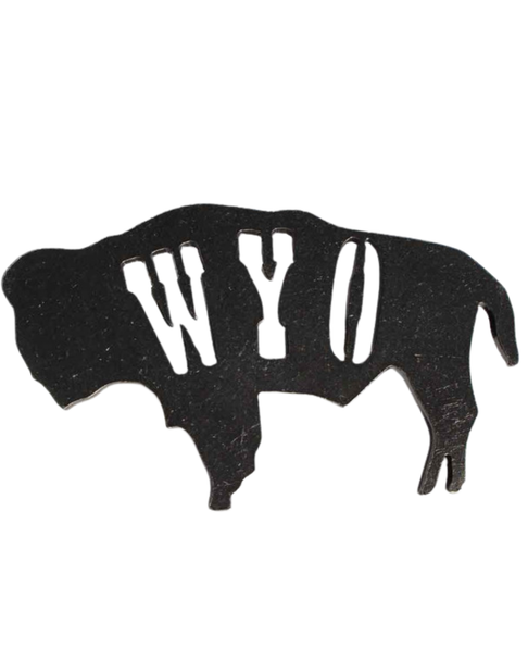 Wyoming Metal Bison Bottle Opener