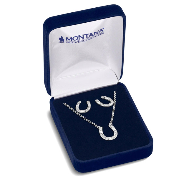 Lucky Stride Horseshoe Jewelry Set
