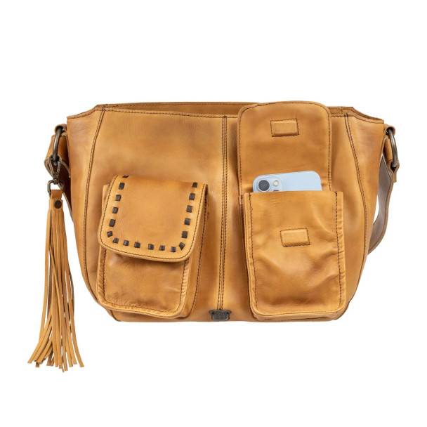Bandera Leather Hobo Saddle Bag