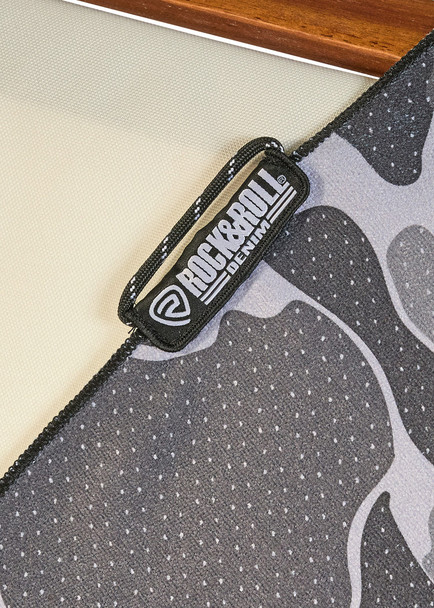 Gray Camo Microfiber Towel