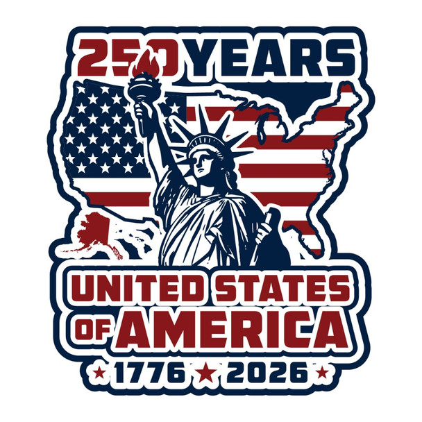 250th Lady Liberty Decal