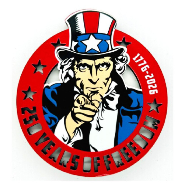 USA 250 Uncle Sam Magnet