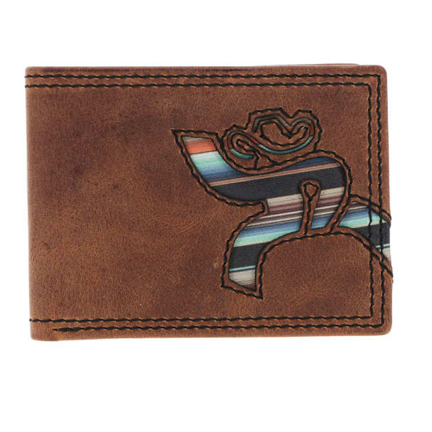 Brown Hawk Front Pocket Bifold Wallet