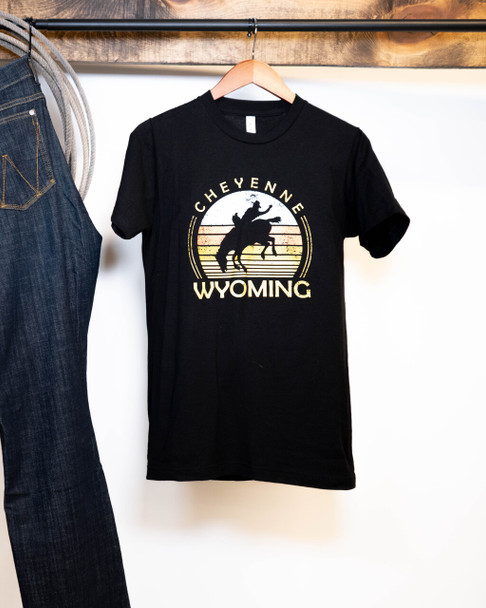 Black Cheyenne Wyoming T-Shirt