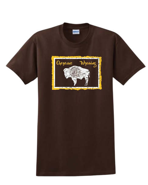 Brown Cheyenne Wyoming T-Shirt