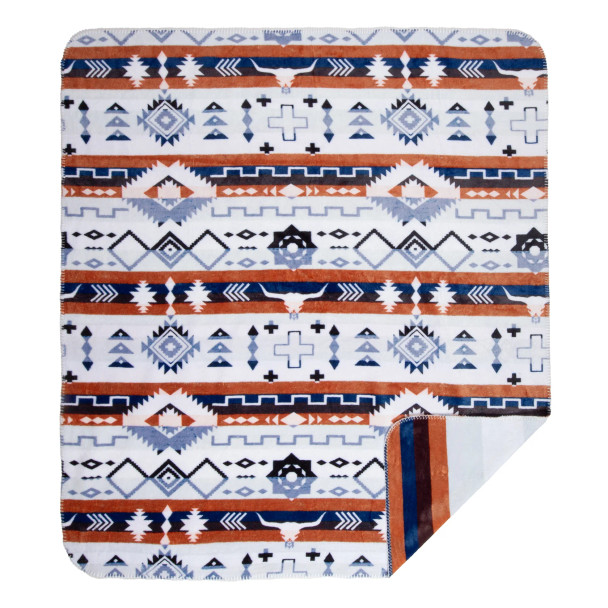 Wrangler® Limestone Butte Reversible Plush Throw
