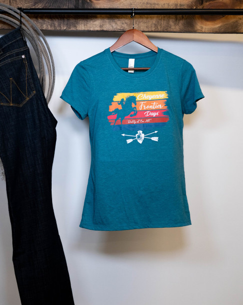 Teal Cheyenne T-Shirt