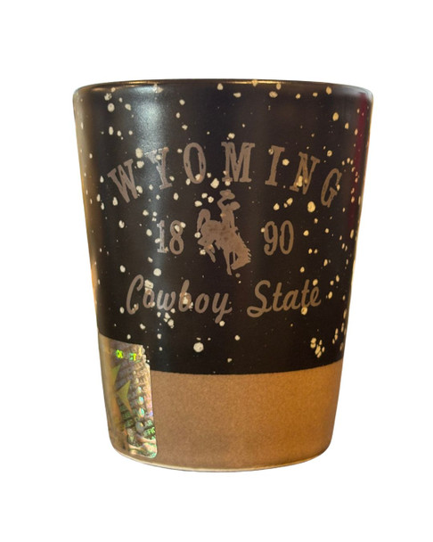 Speckled Wyoming Shot Glass