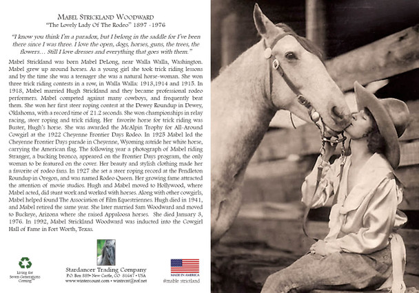 Mabel Strickland Woodward Greeting Card