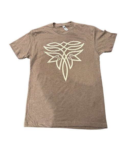 Brown Boot Stitch T-Shirt
