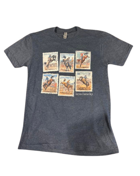Navy Saddle Bronc T-Shirt