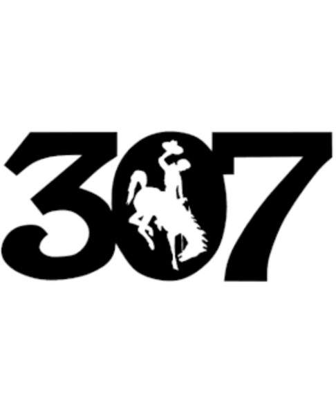 12" White 307 Decal