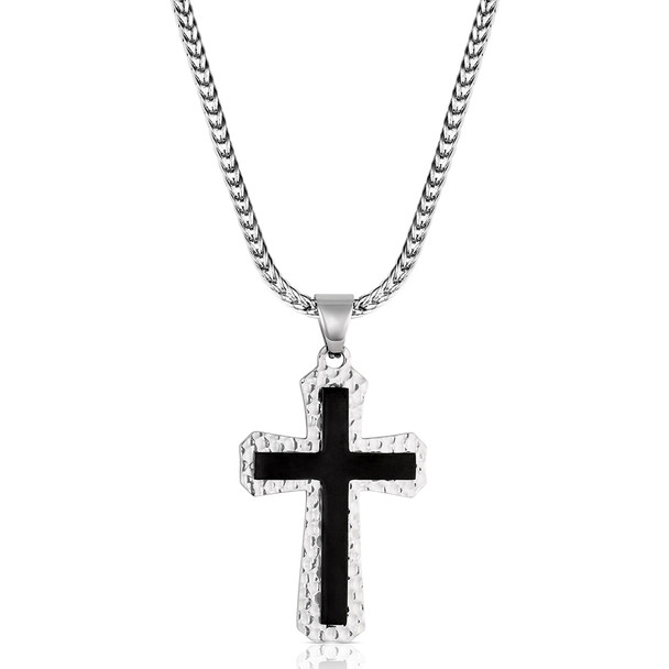 Cast Your Worries Cross Necklace