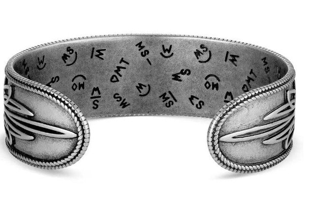 Boot Stitch Turquoise Cuff Bracelet