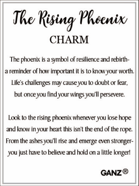 The Rising Phoenix Charm