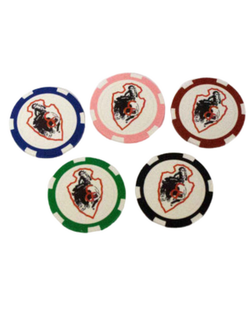 5 Pack of  Poker Chips