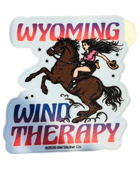 Mini Wyoming Wind Therapy Decal