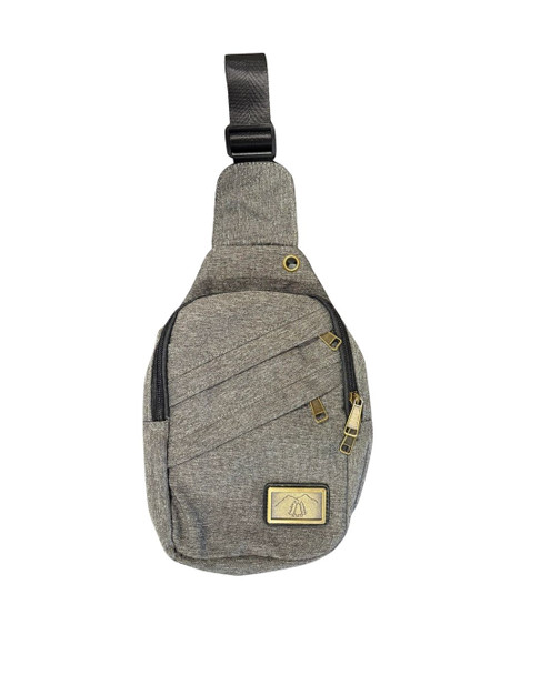 Gray Sling Bag