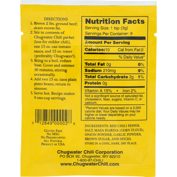 Gourmet Chili Blend Packet