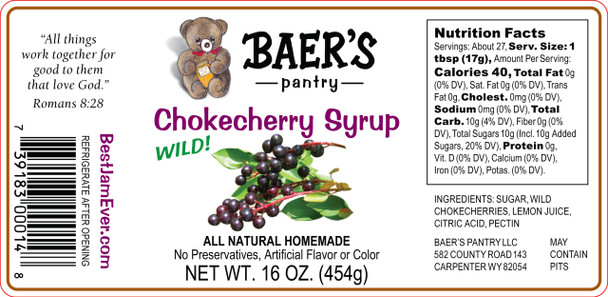 Chokecherry Syrup
