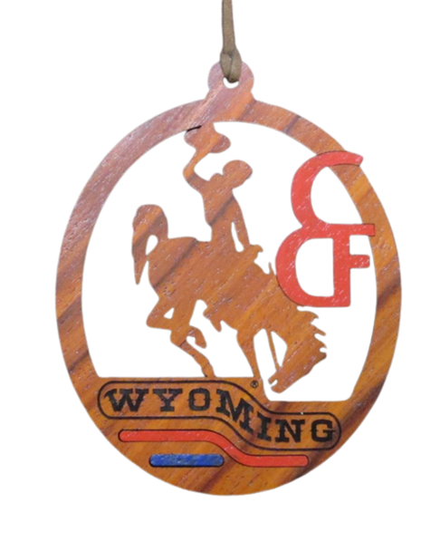 Wyoming Padauk Wood Ornament