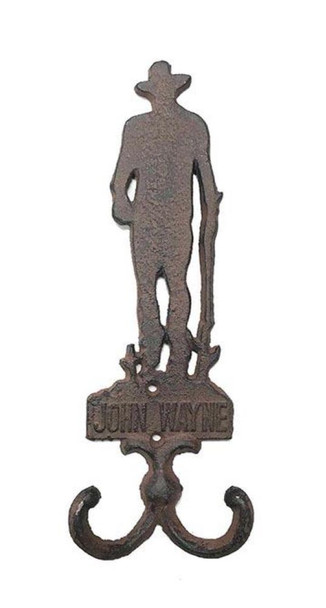 John Wayne Hat Hook Cast Iron