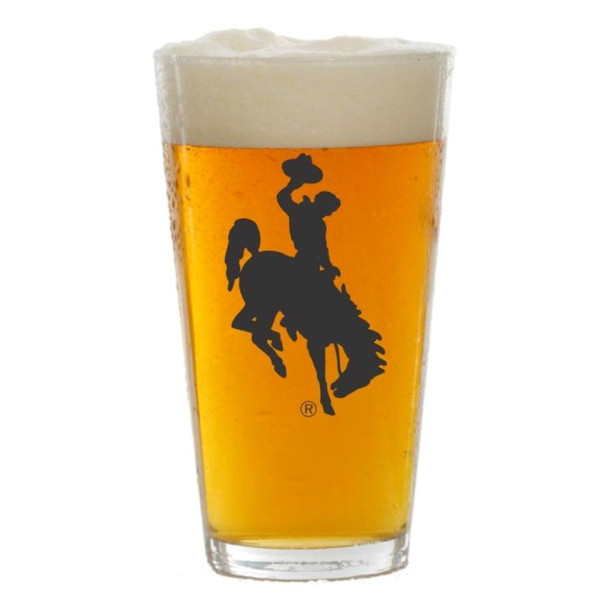 Wyoming Steamboat Pint Glass