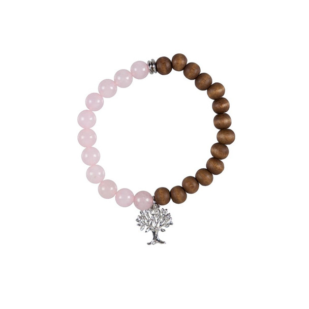 Tree of Life Beaded Charm Bracelet