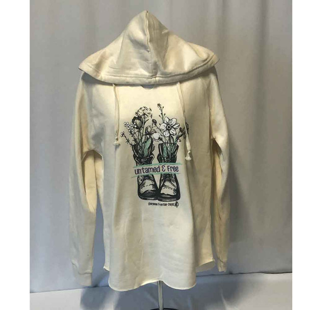 Yellow Untamed and Free Hoodie