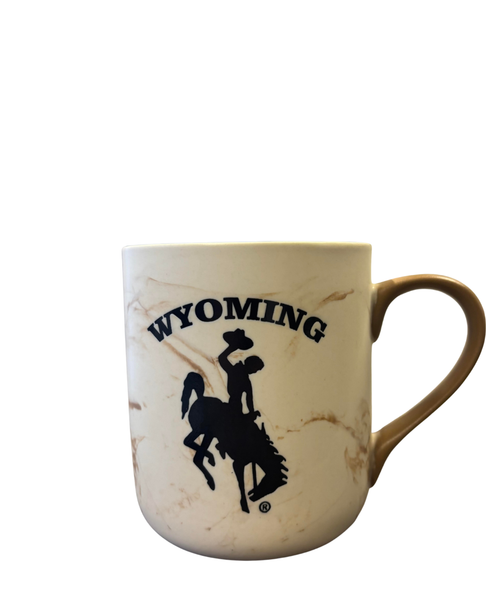 Tan Wyoming Steamboat Mug