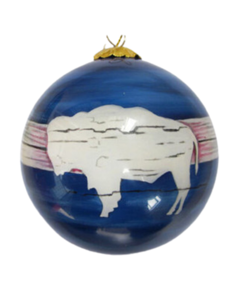 Distressed Wyoming Ornament