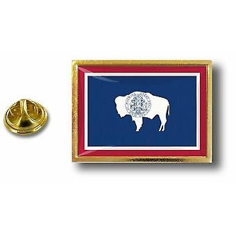 Wyoming Flag Souvenir Pin