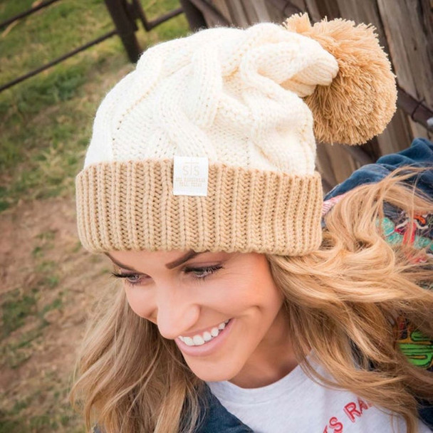 Chunky Twist Knit Beanie