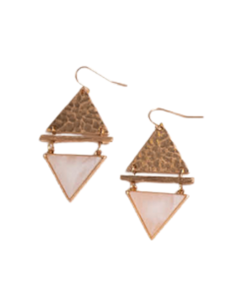 Double Triangle Earrings