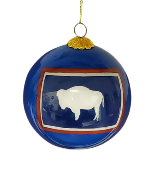Wyoming State Flag Ornament