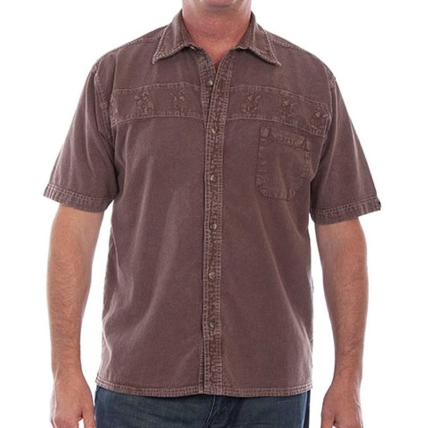 Bronco and Rider Short Sleeve Polo