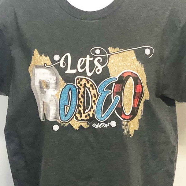 Charcoal Let's Rodeo T-Shirt