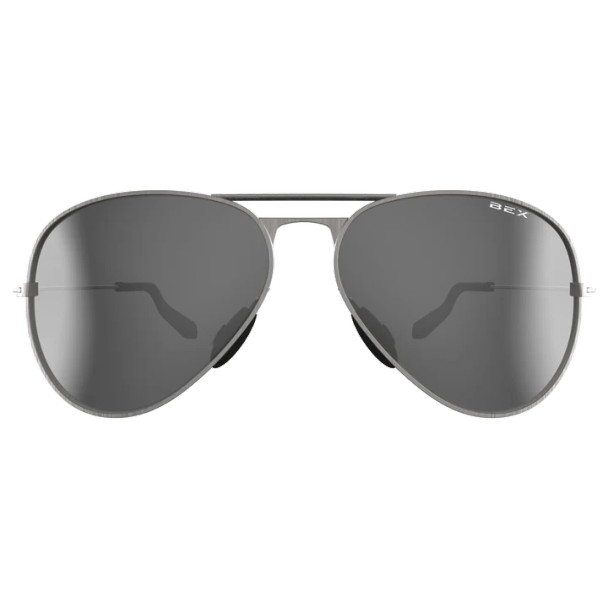 Polarized Burnished Silver Wesley Sunglasses
