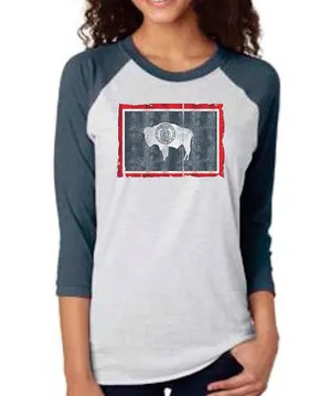 Wyoming Flag Long Sleeve Shirt