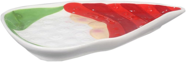 Whimsical Ceramic Christmas Gnome Spoon Rest