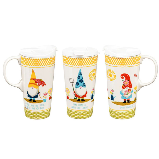 Garden Gnomes Travel Cup