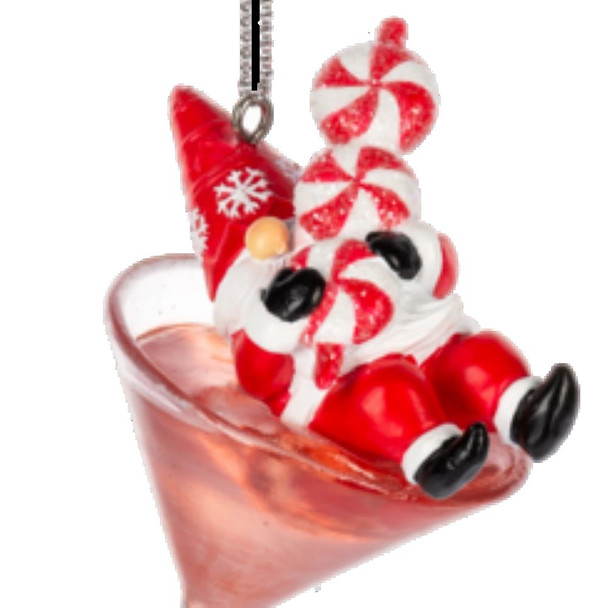 Gnome Martini Ornaments