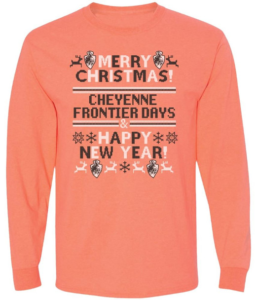 Coral Christmas Long Sleeve Tee