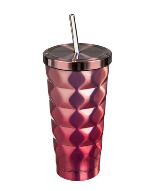 Pink Stainless Steel Tumbler