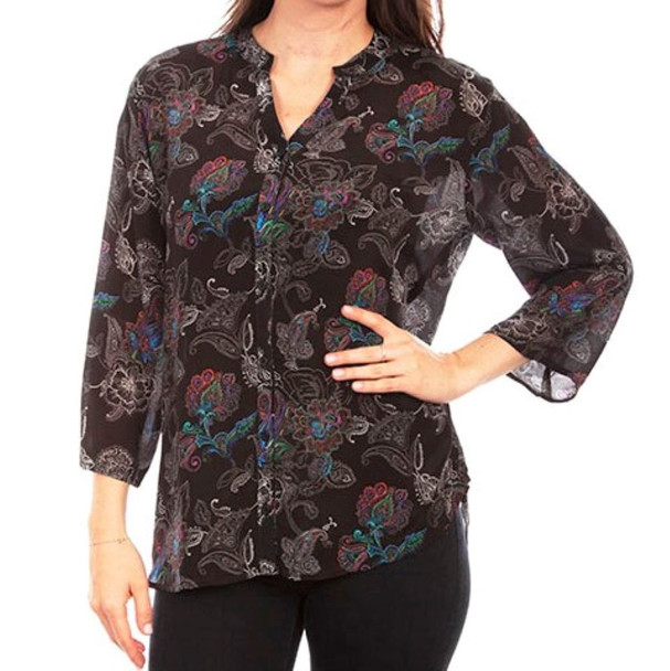 Paisley Print Blouse
