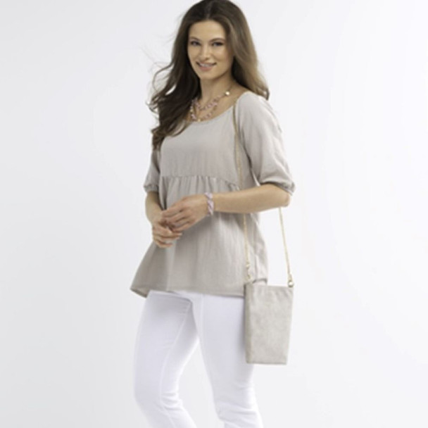 Back Tie Baby Doll Top
